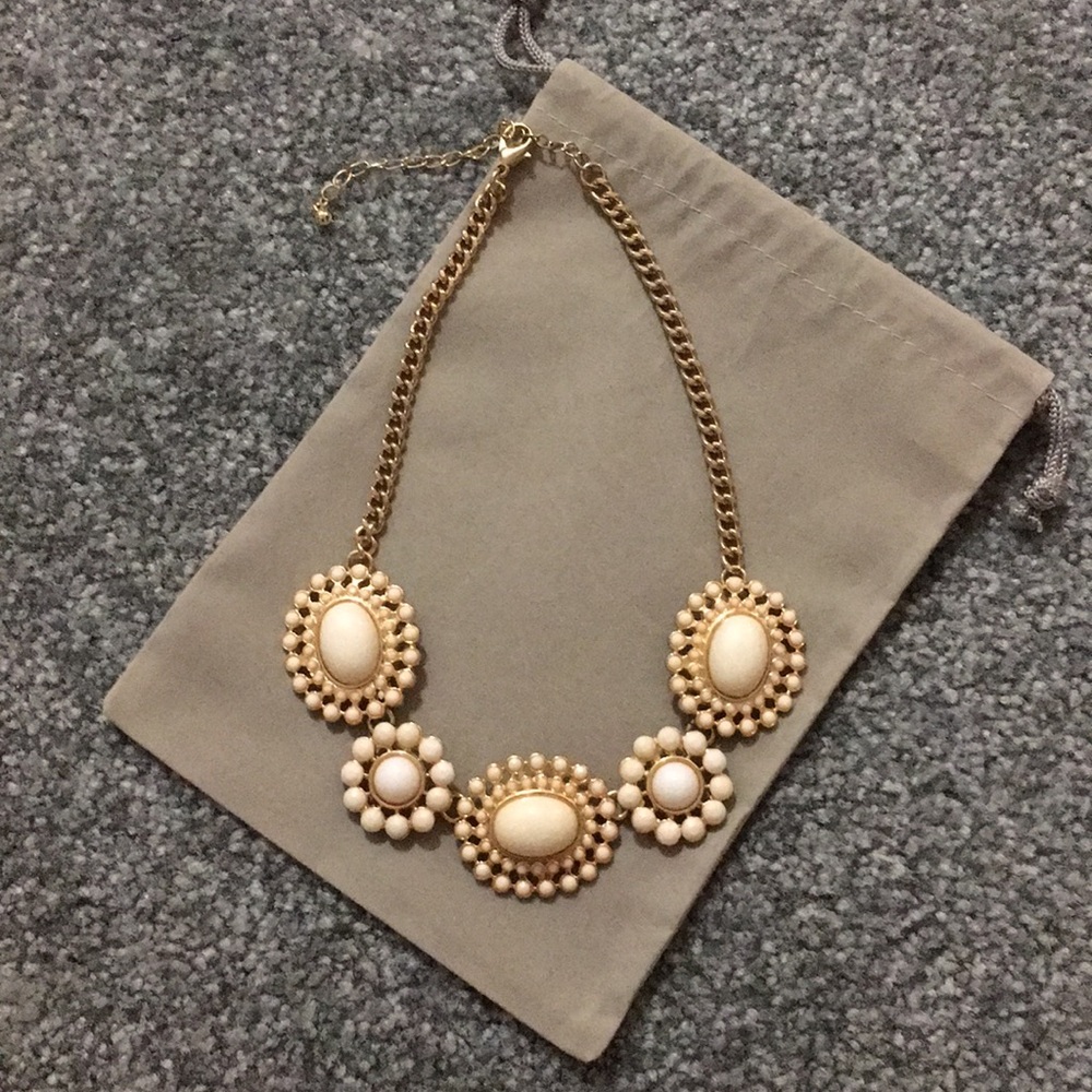 New Cream and Gold Necklace!